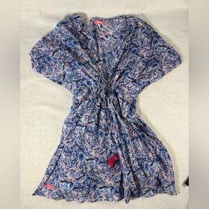 Simply Southern Blue and Pink Patterned Dress